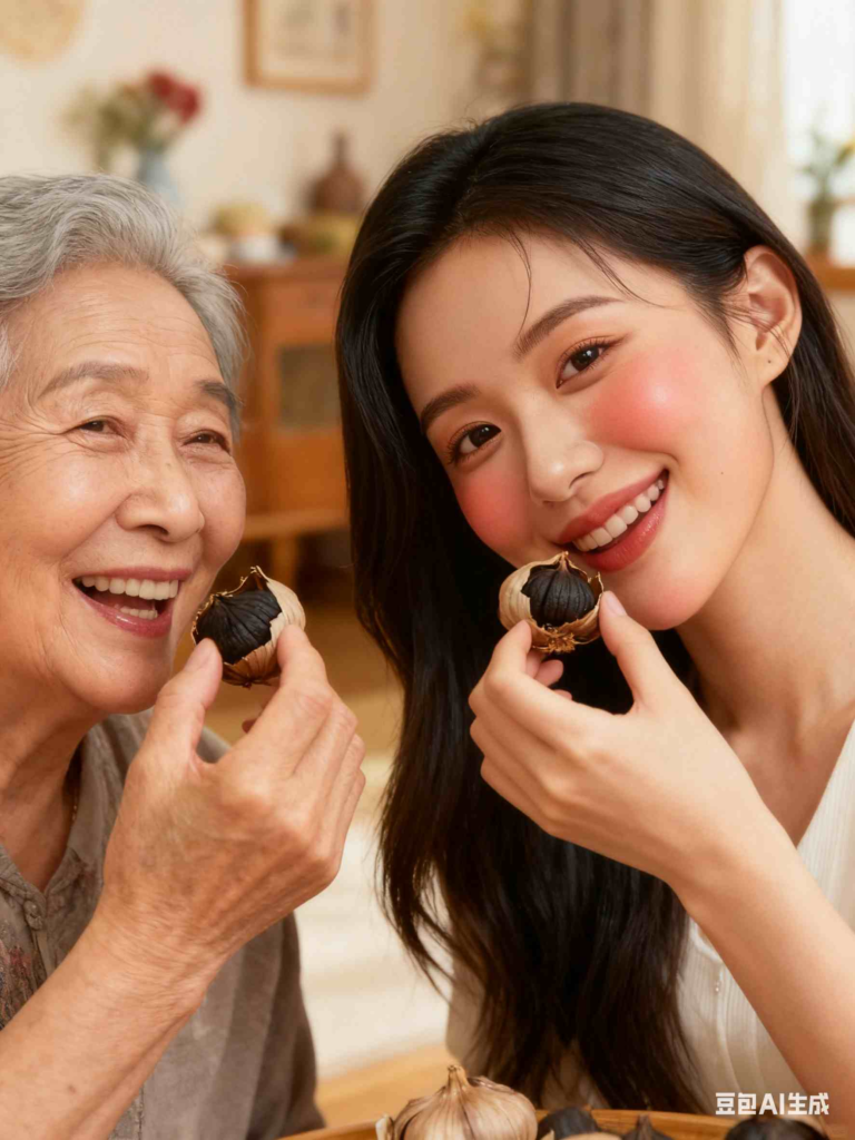 black garlic good for skin